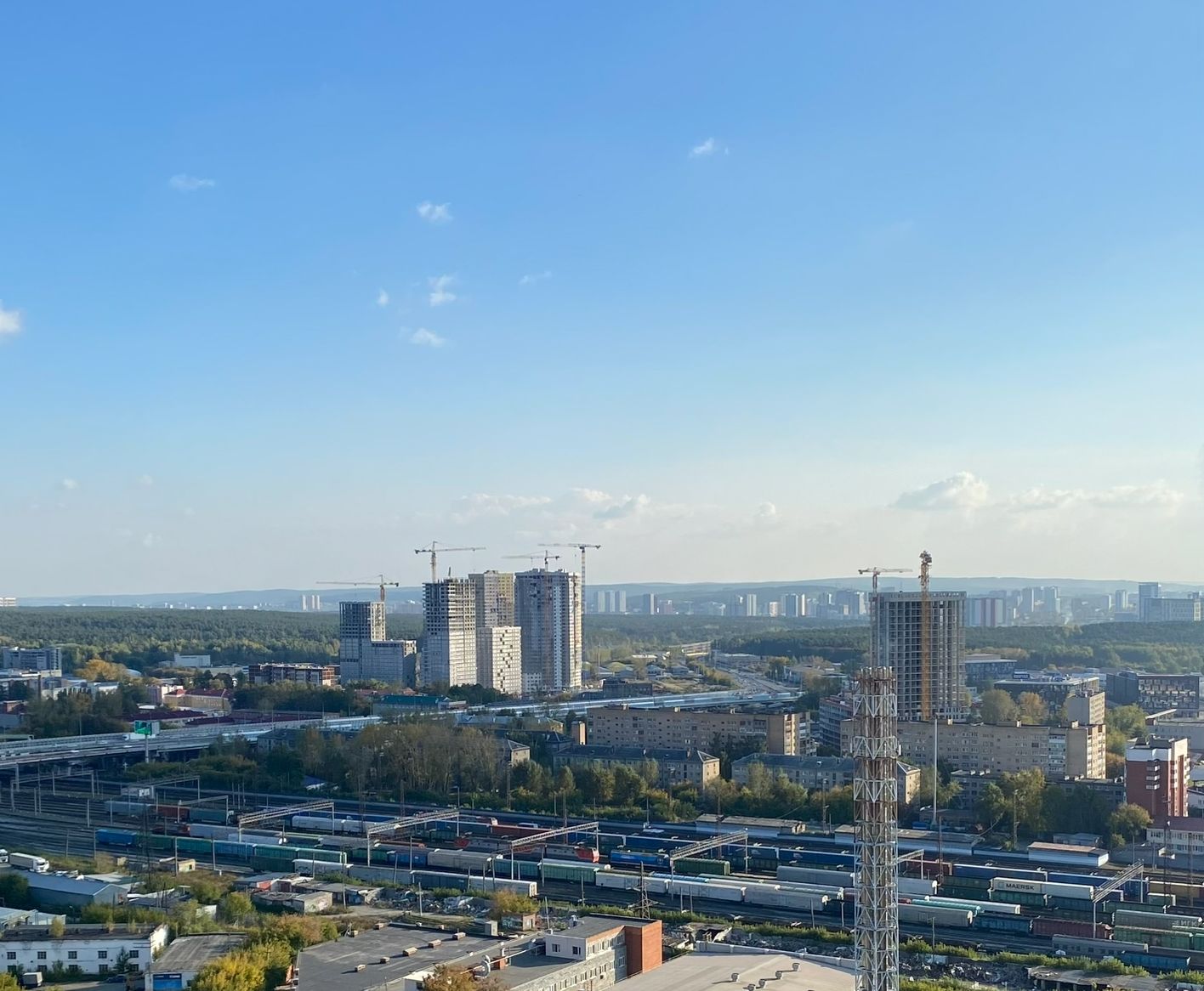 Вид на Екатеринбург