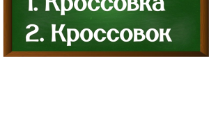 правописание слова кроссовка
