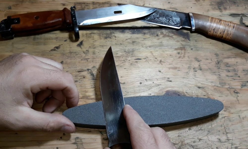 заточка ножей