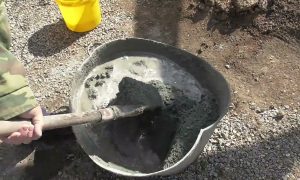 замес бетона