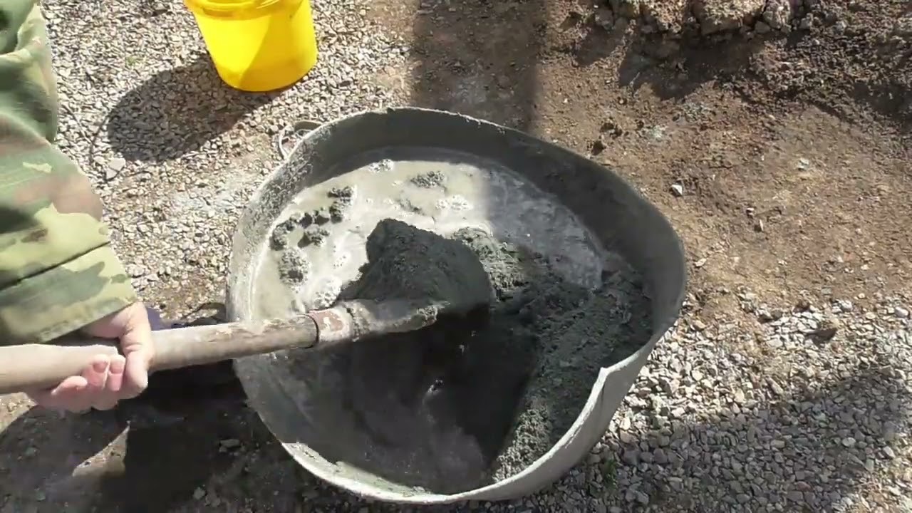 замес бетона