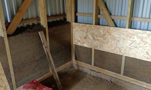 утепление дома опилками