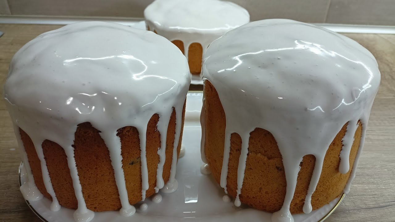 куличи в глазури