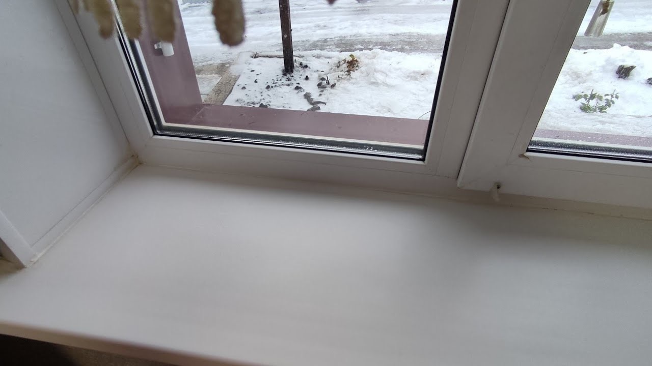 чистый подоконник