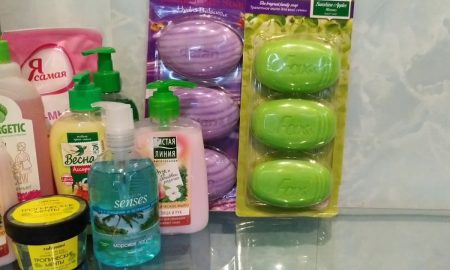 жидкое и кусковое мыло