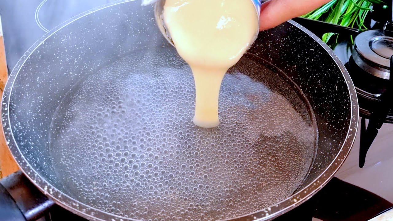 сгущёнка в кипятке