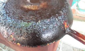 нагар на сковородке