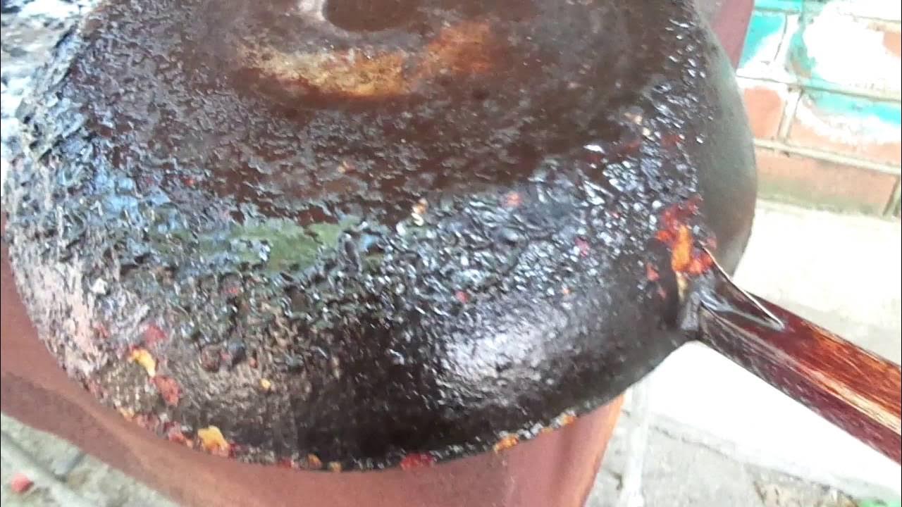 нагар на сковородке