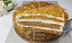 торт медовик