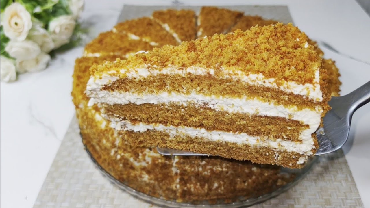 торт медовик