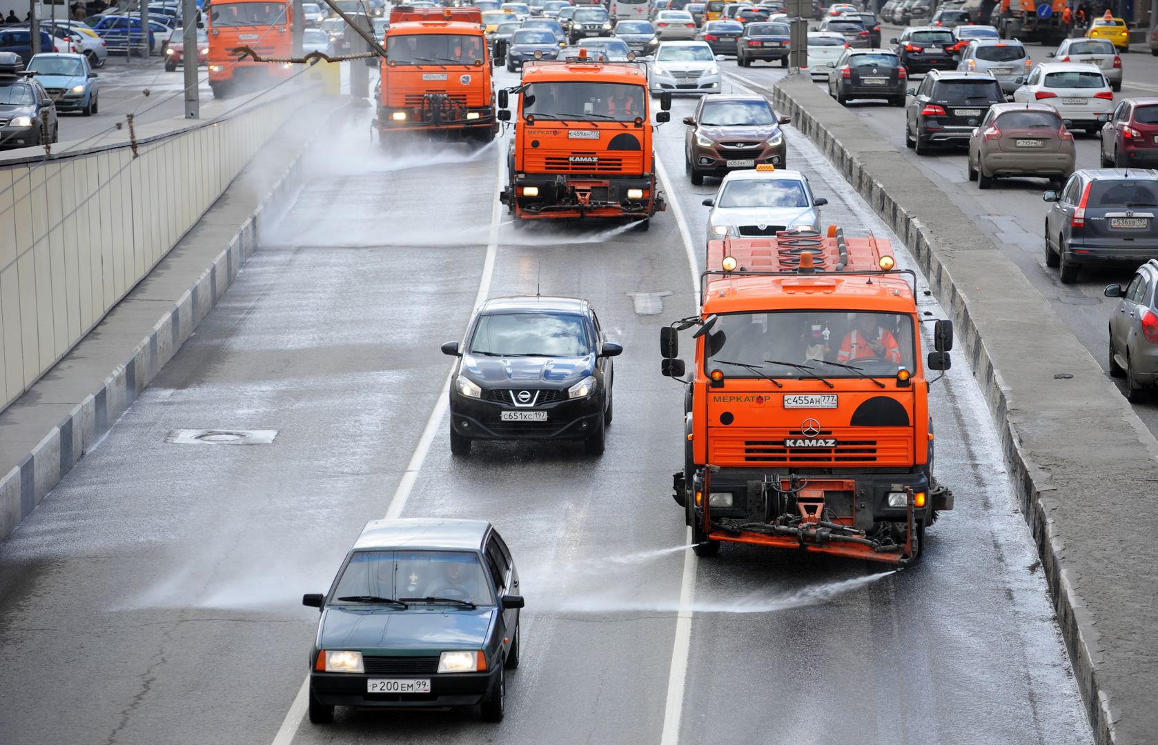 Мойка дорог