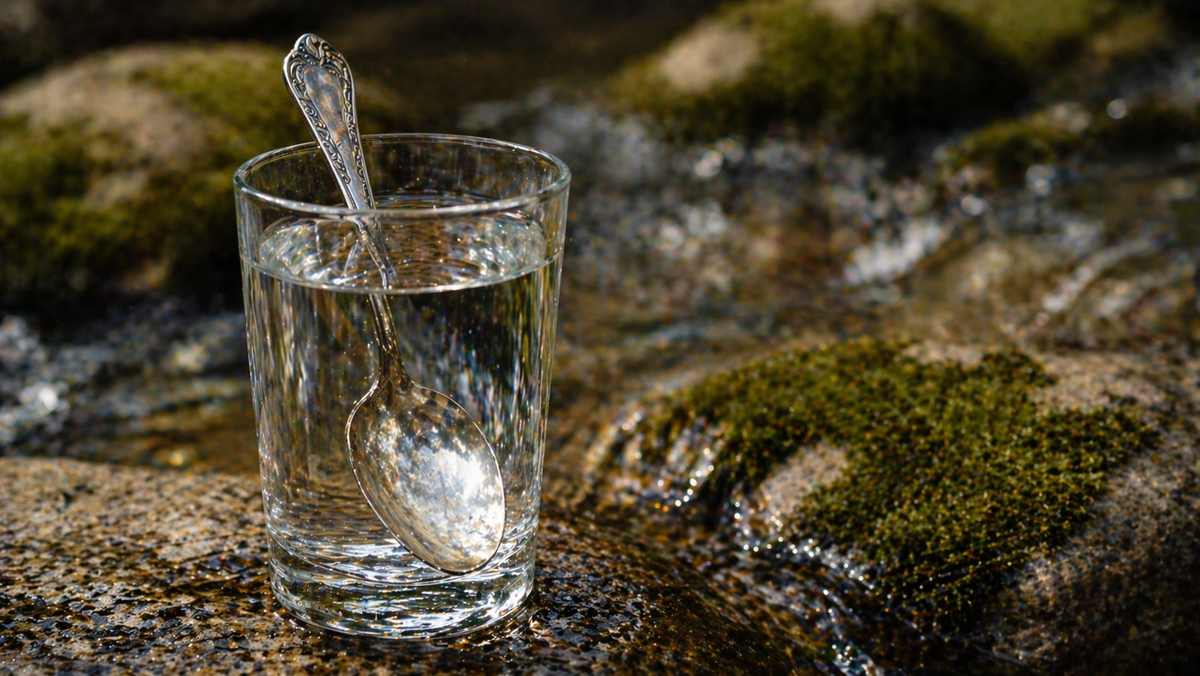 Ложка в стакане