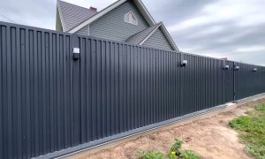 Забор из профлиста