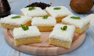 Пирог с кокосовой стружкой