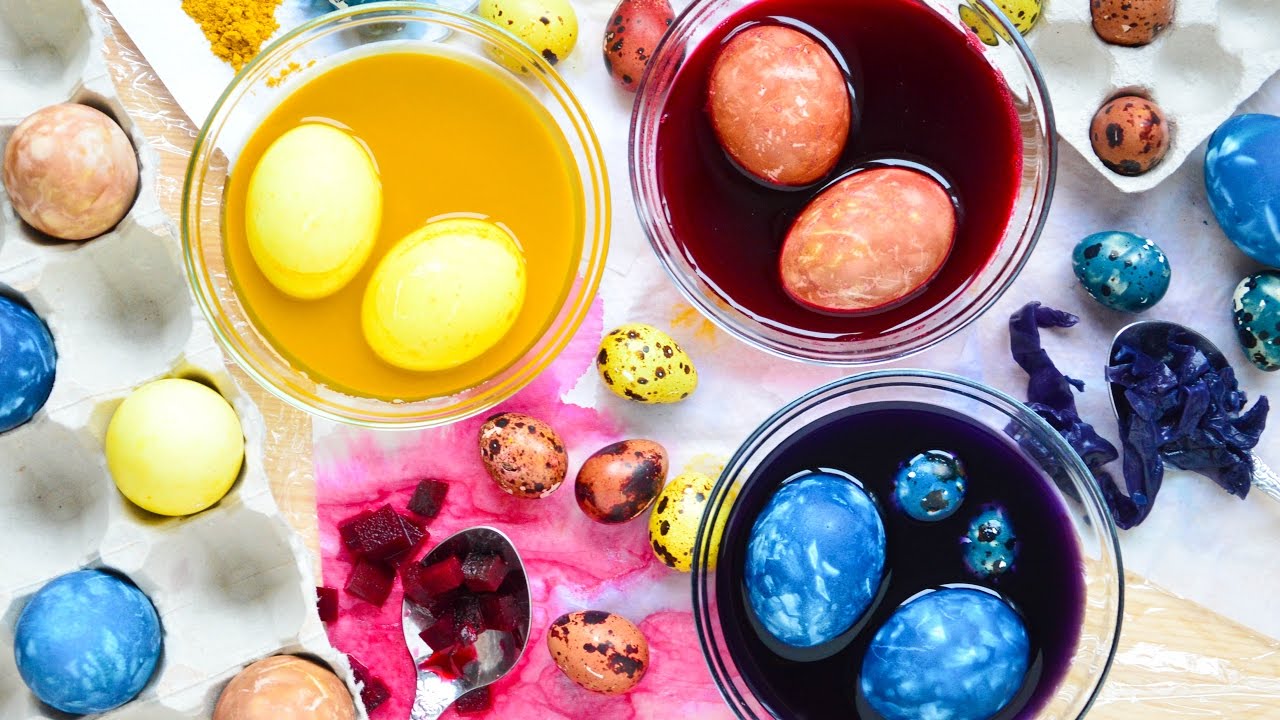 Покраска яиц