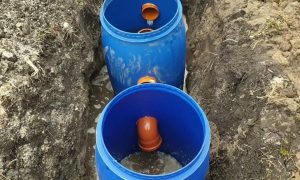 септик в ведрах