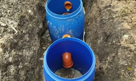 септик в ведрах