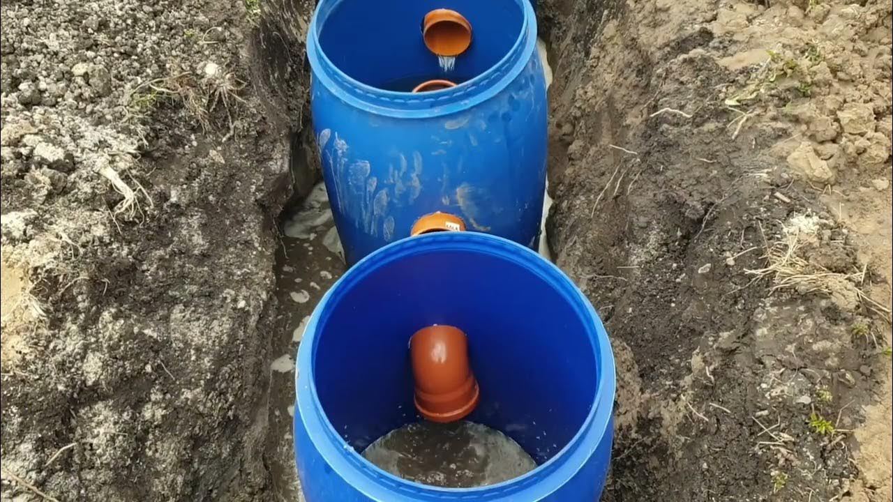 септик в ведрах