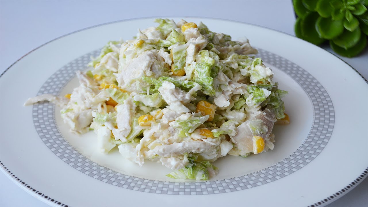 Салат из пекинской капусты