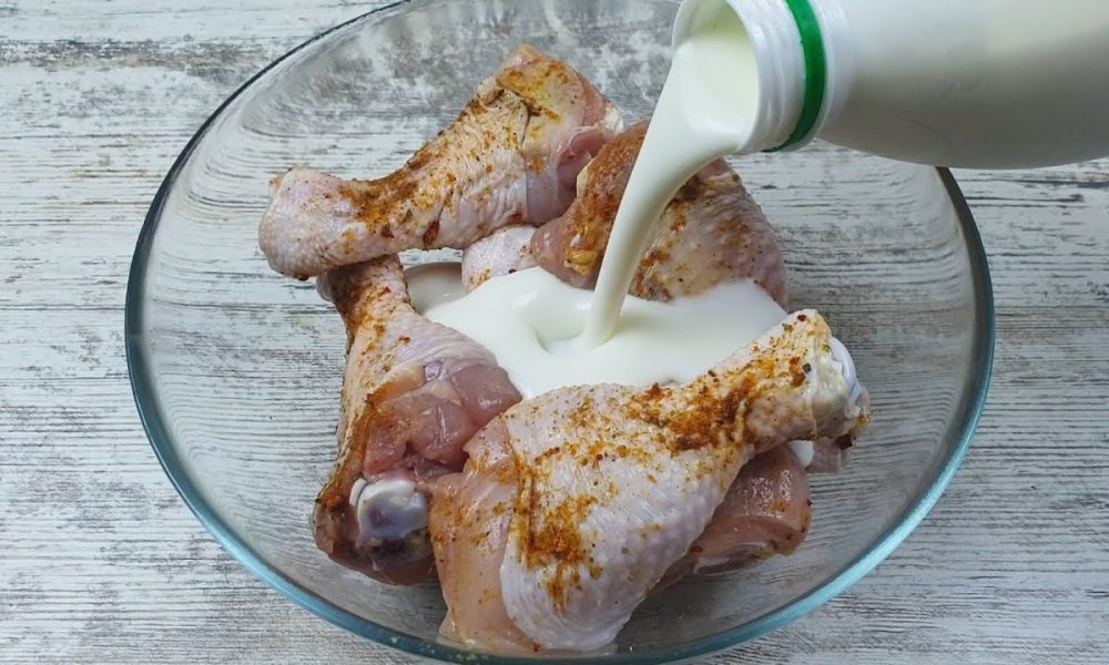 Курица с кефиром