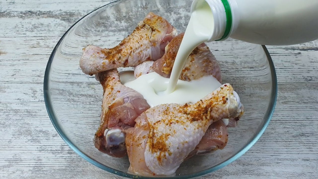 Курица с кефиром