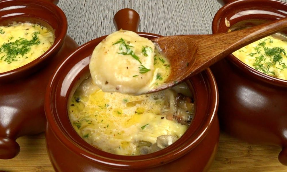 Пельмени в горшочках