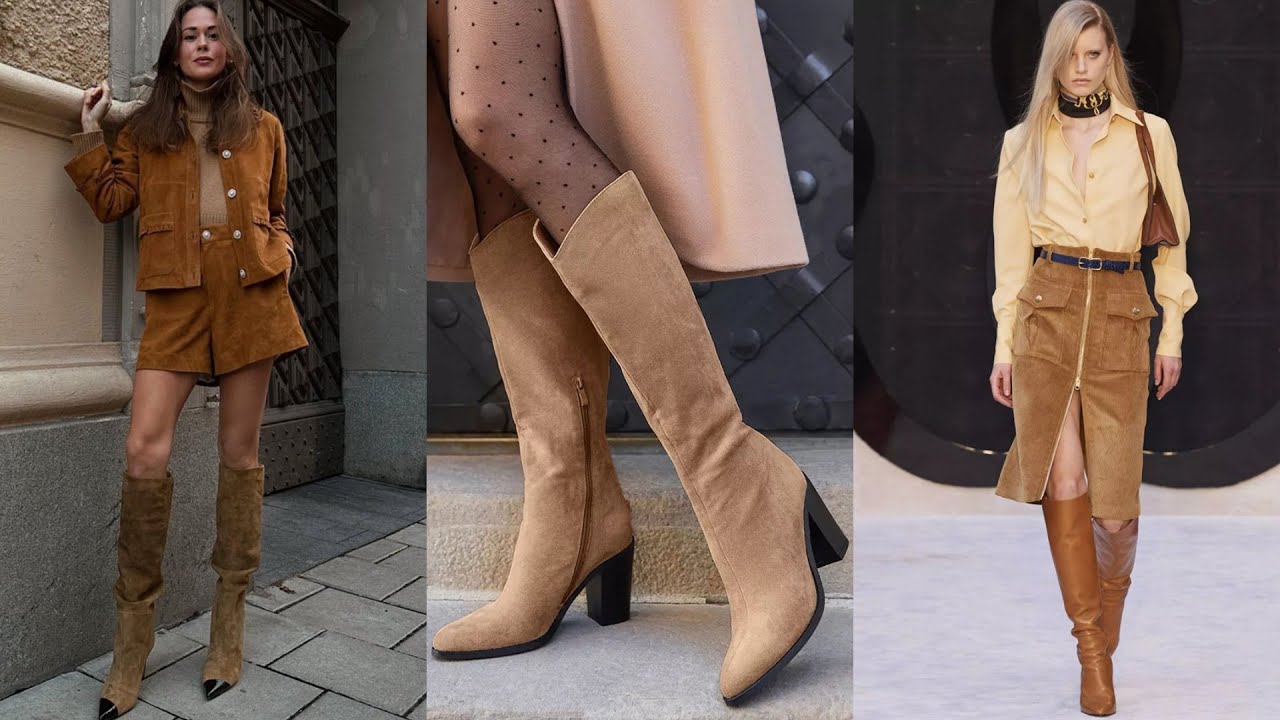 Ботфорты с юбкой