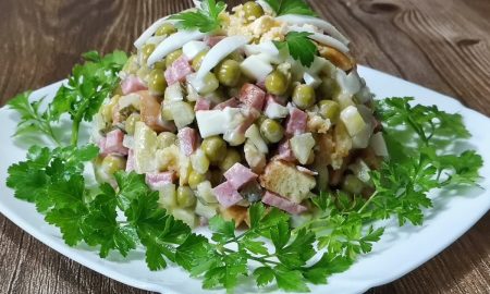 Салат с капустой