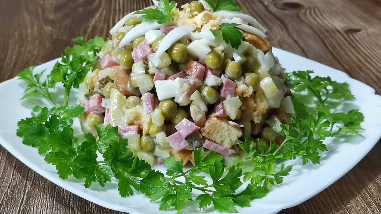 Салат с капустой