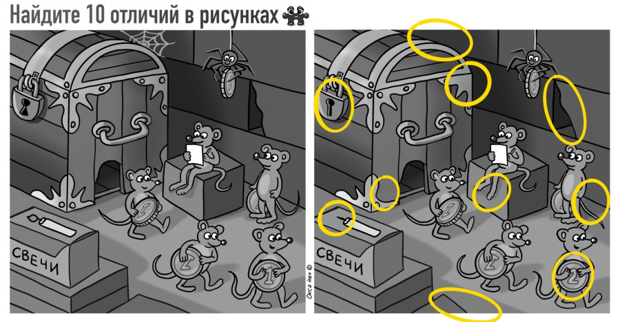 На картинке мыши 