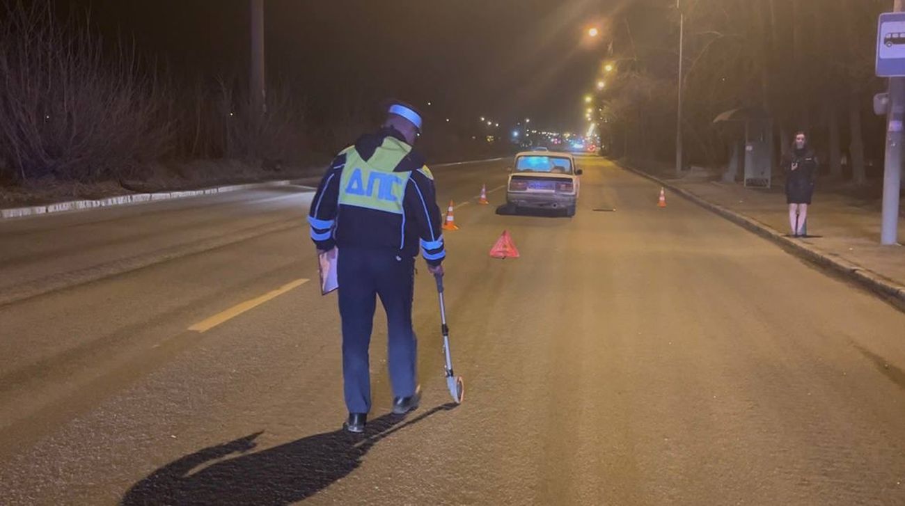 ГАИ работает на месте аварии