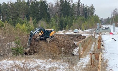 Работы по восстановлению моста