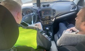 Полиция поймала пьяного водителя