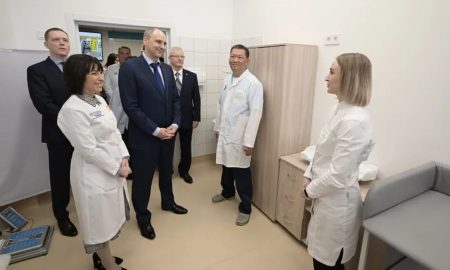 Открытие поликлиники в Березовском