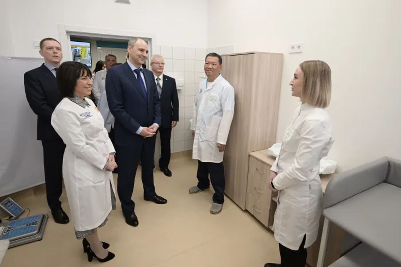 Открытие поликлиники в Березовском