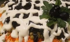 Салат Прага слоями