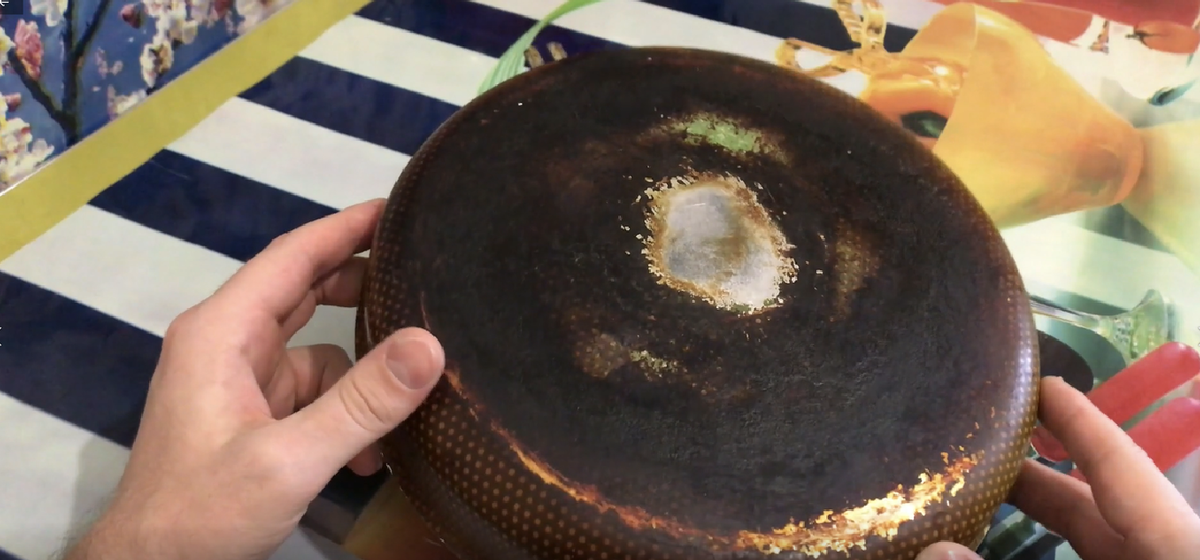 Грязная сковорода