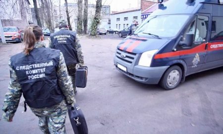 Следователи работают на месте происшествия