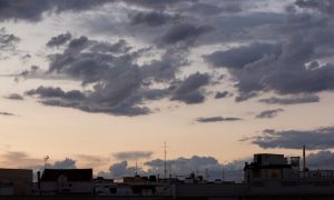 пасмурное небо