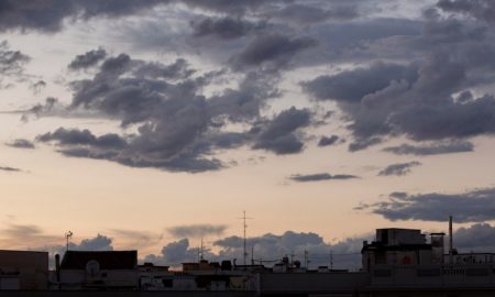 пасмурное небо