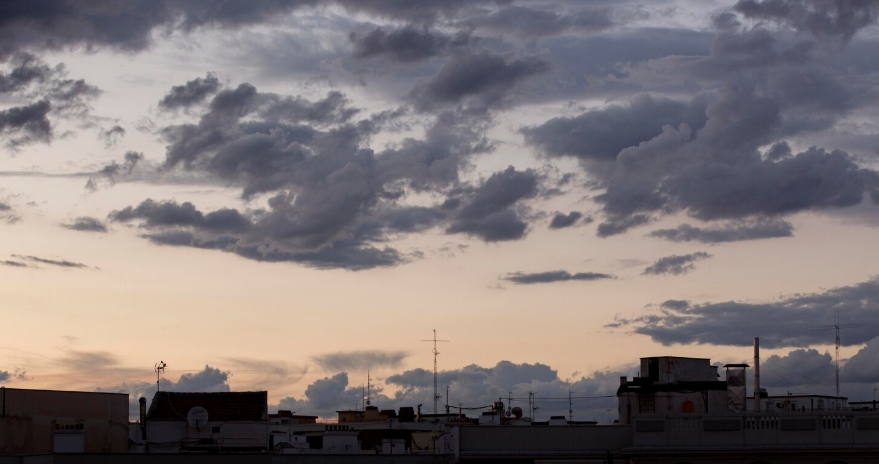 пасмурное небо