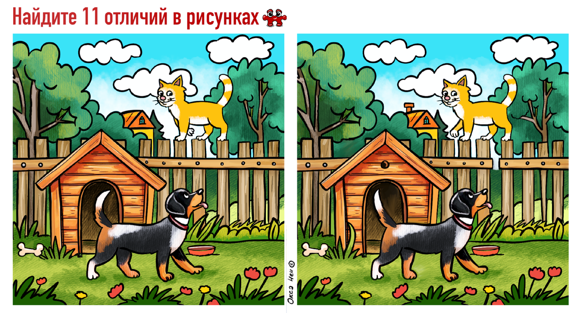 Ходят собака и кот