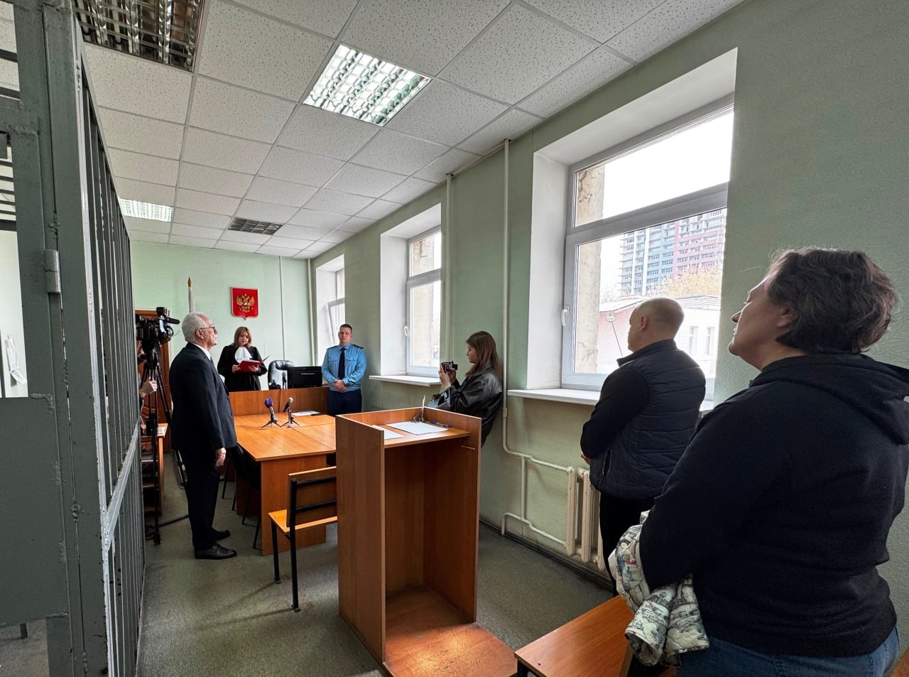 Обвиняемые в зале суда