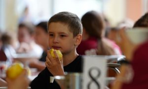 Дети в оздоровительном комплексе «Литвиново»