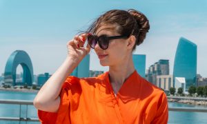 Женщина турист