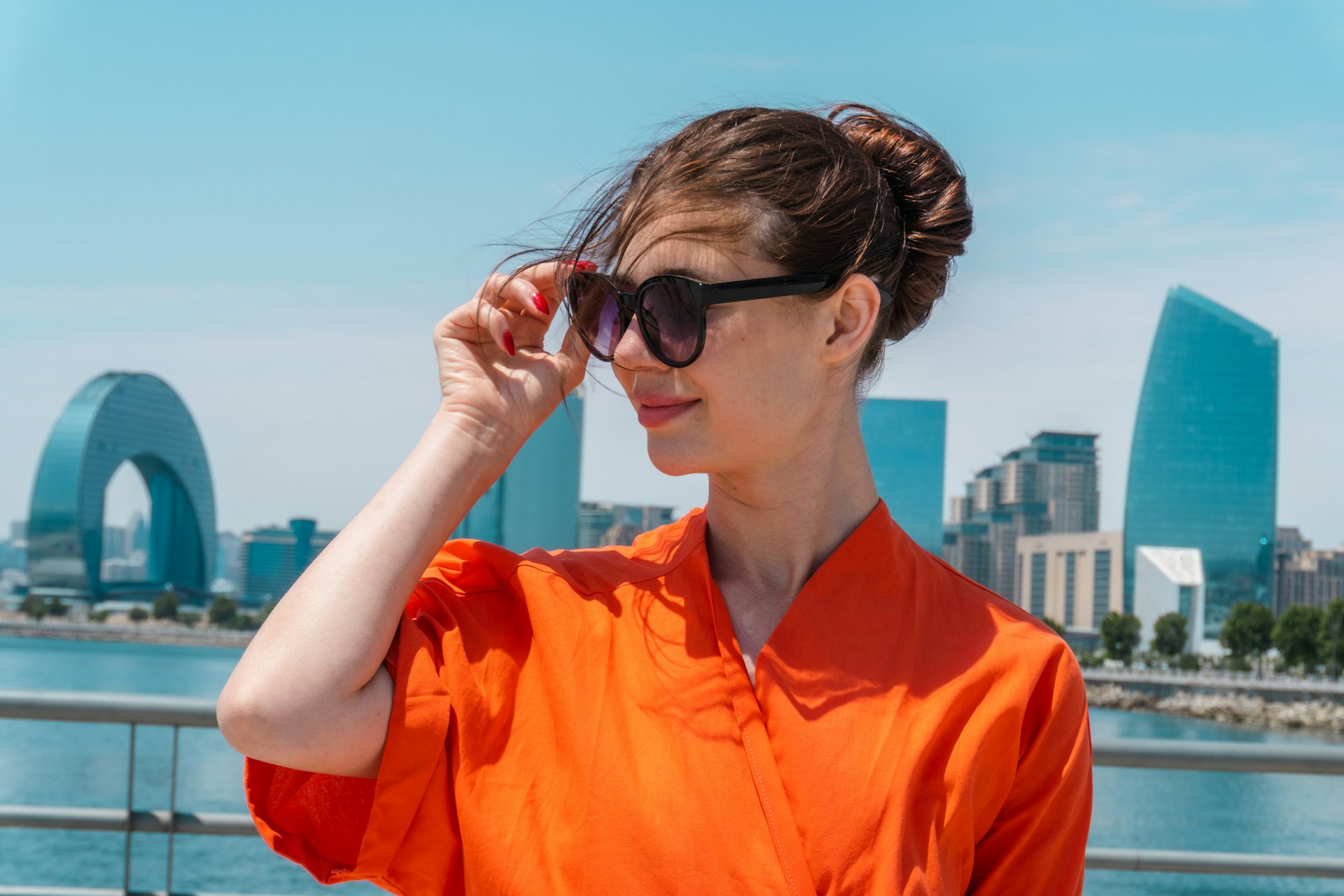 Женщина турист