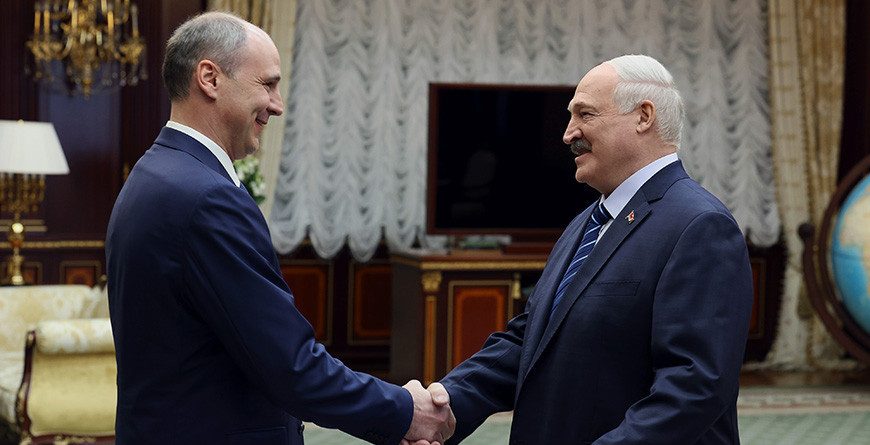 Денис Паслер и Александр Лукашенко