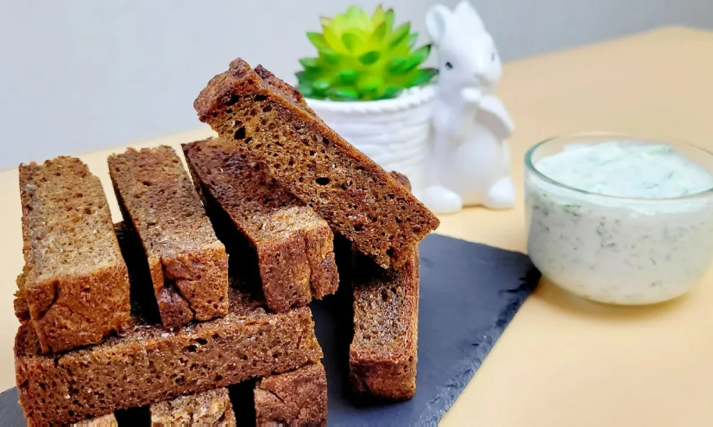 домашние чесночные гренки