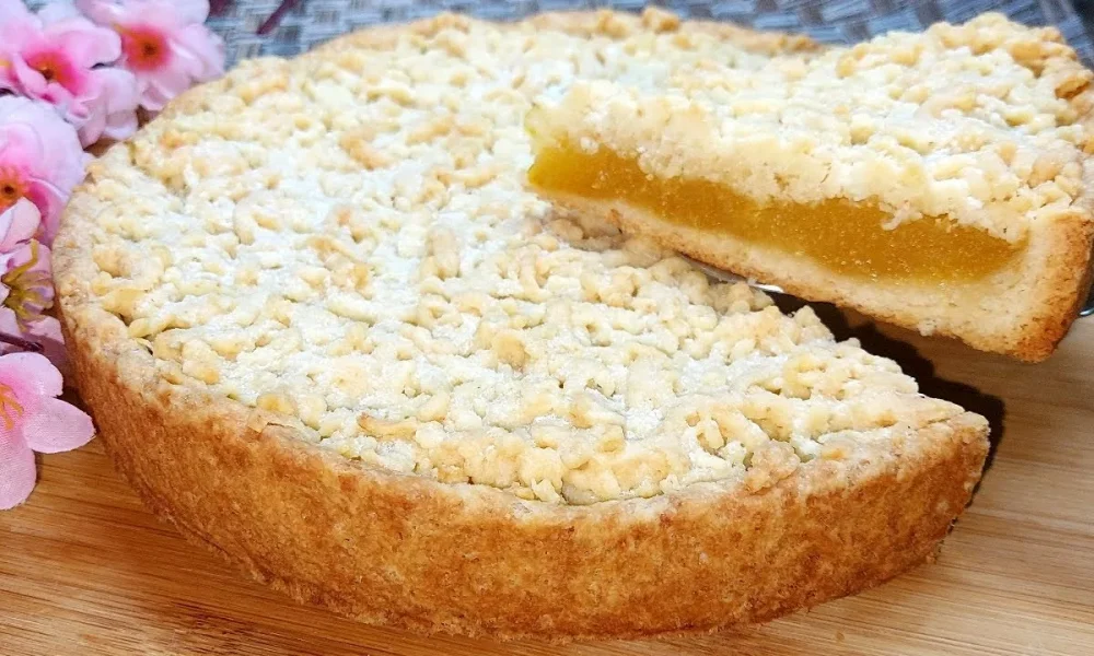 Тёртый лимонный пирог