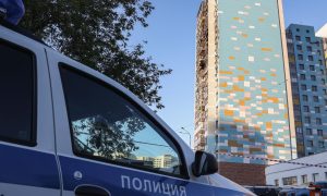 На месте атаки БПЛА в Московской области.